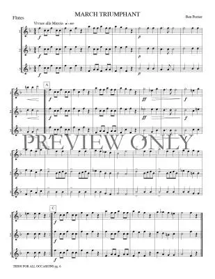 Trios for All Occasions - Marlatt - Flute - Book