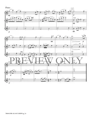 Trios for All Occasions - Marlatt - Flute - Book