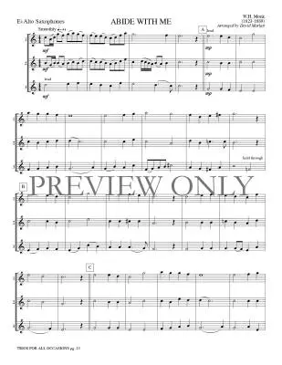 Trios for All Occasions - Marlatt - Alto Sax - Book