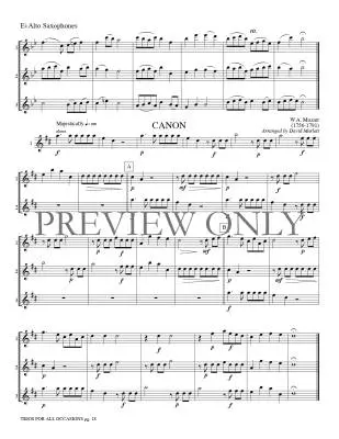 Trios for All Occasions - Marlatt - Alto Sax - Book