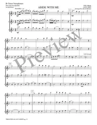 Trios for All Occasions - Marlatt - Tenor Sax - Book