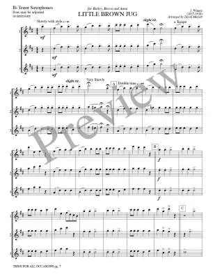 Trios for All Occasions - Marlatt - Tenor Sax - Book