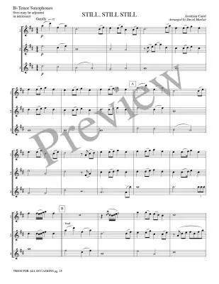 Trios for All Occasions - Marlatt - Tenor Sax - Book