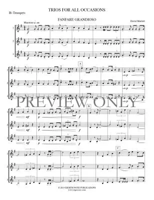 Trios for All Occasions - Marlatt - Trumpet - Book