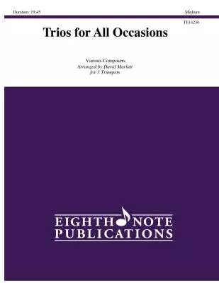 Eighth Note Publications - Trios for All Occasions - Marlatt - Trumpet - Book