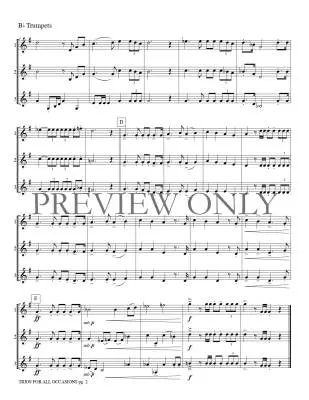 Trios for All Occasions - Marlatt - Trumpet - Book