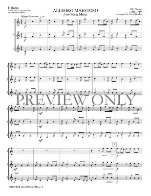 Trios for All Occasions - Marlatt - French Horn - Book