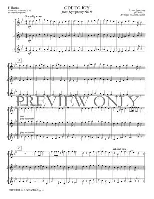 Trios for All Occasions - Marlatt - French Horn - Book