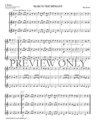 Trios for All Occasions - Marlatt - French Horn - Book