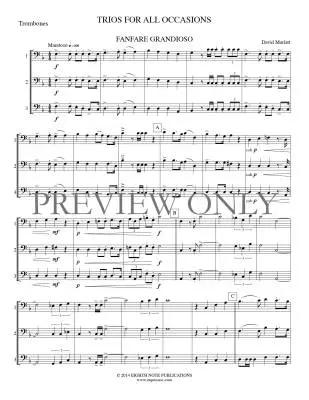 Trios for All Occasions - Marlatt - Trombone - Book