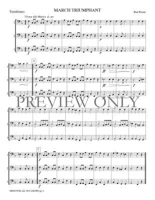 Trios for All Occasions - Marlatt - Trombone - Book