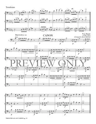 Trios for All Occasions - Marlatt - Trombone - Book