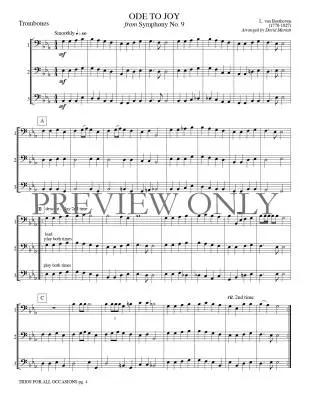 Trios for All Occasions - Marlatt - Trombone - Book