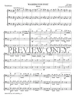 Trios for All Occasions - Marlatt - Trombone - Book