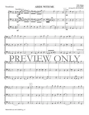 Trios for All Occasions - Marlatt - Trombone - Book