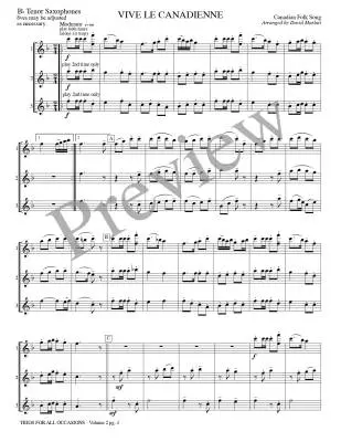 Trios for All Occasions, Vol.2 - Marlatt - Tenor Sax - Book