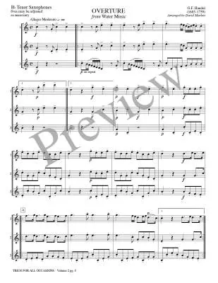 Trios for All Occasions, Vol.2 - Marlatt - Tenor Sax - Book