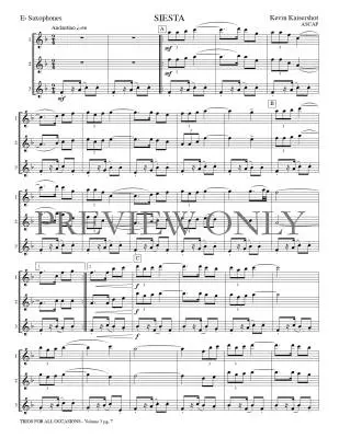 Trios for All Occasions, Volume 3 - Kaisershot - Alto Sax - Book