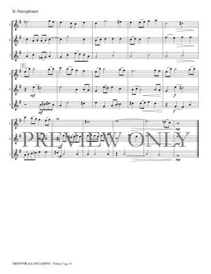 Trios for All Occasions, Volume 3 - Kaisershot - Alto Sax - Book