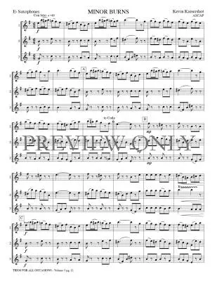 Trios for All Occasions, Volume 3 - Kaisershot - Alto Sax - Book