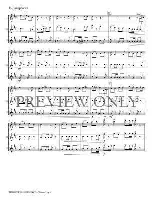 Trios for All Occasions, Volume 3 - Kaisershot - Alto Sax - Book