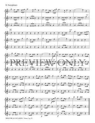 Trios for All Occasions, Volume 3 - Kaisershot - Alto Sax - Book