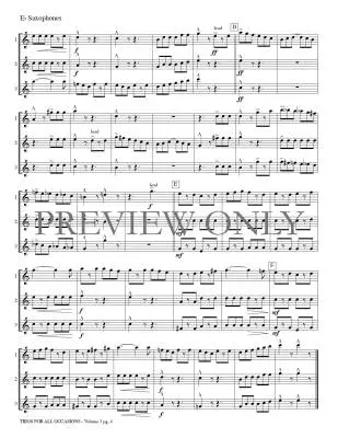 Trios for All Occasions, Volume 3 - Kaisershot - Alto Sax - Book