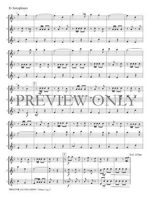 Trios for All Occasions, Volume 3 - Kaisershot - Alto Sax - Book