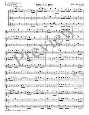 Trios for All Occasions, Volume 3 - Kaisershot - Tenor Sax - Book