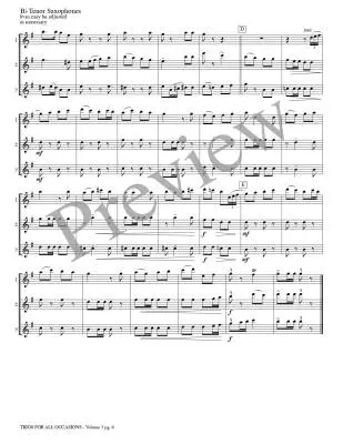 Trios for All Occasions, Volume 3 - Kaisershot - Tenor Sax - Book