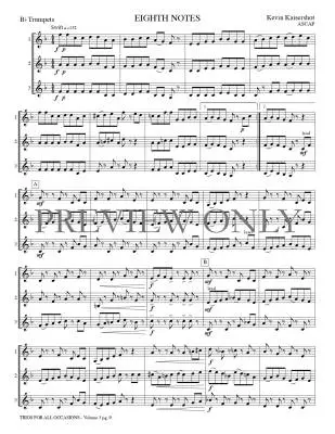 Trios for All Occasions, Volume 3 - Kaisershot - Trumpet - Book