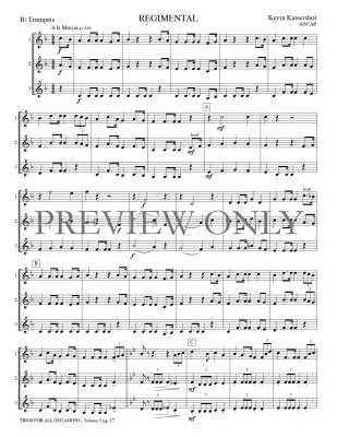 Trios for All Occasions, Volume 3 - Kaisershot - Trumpet - Book