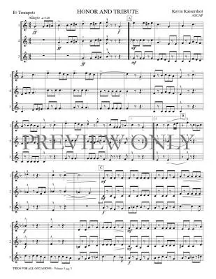 Trios for All Occasions, Volume 3 - Kaisershot - Trumpet - Book