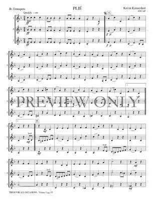 Trios for All Occasions, Volume 3 - Kaisershot - Trumpet - Book