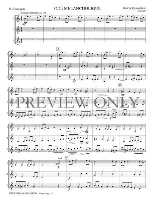 Trios for All Occasions, Volume 3 - Kaisershot - Trumpet - Book