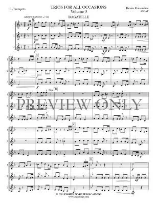 Trios for All Occasions, Volume 3 - Kaisershot - Trumpet - Book
