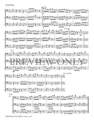 Trios for All Occasions, Volume 3 - Kaisershot - Trombone - Book