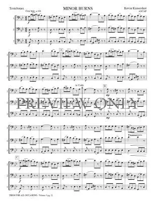 Trios for All Occasions, Volume 3 - Kaisershot - Trombone - Book