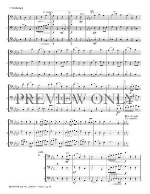 Trios for All Occasions, Volume 3 - Kaisershot - Trombone - Book