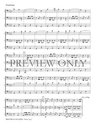 Trios for All Occasions, Volume 3 - Kaisershot - Trombone - Book