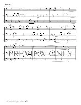 Trios for All Occasions, Volume 3 - Kaisershot - Trombone - Book