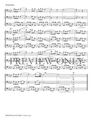 Trios for All Occasions, Volume 3 - Kaisershot - Trombone - Book