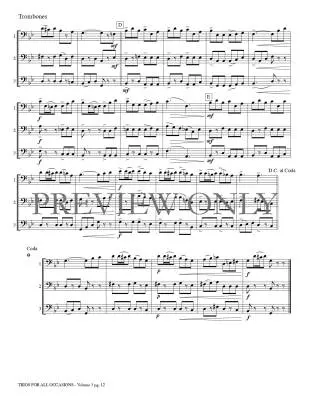 Trios for All Occasions, Volume 3 - Kaisershot - Trombone - Book