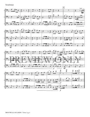 Trios for All Occasions, Volume 3 - Kaisershot - Trombone - Book