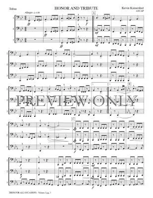 Trios for All Occasions, Volume 3 - Kaisershot - Tuba - Book