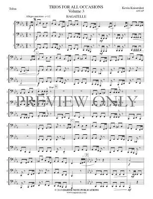 Trios for All Occasions, Volume 3 - Kaisershot - Tuba - Book