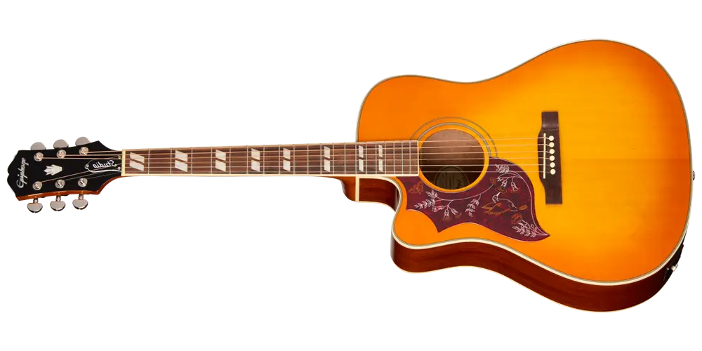 Hummingbird Studio EC Acoustic/Electric Guitar with Gigbag - Heritage Cherry Sunburst (Left Handed)