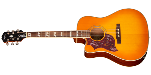 Epiphone - Hummingbird Studio EC Acoustic/Electric Guitar with Gigbag - Heritage Cherry Sunburst (Left Handed)