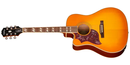 Epiphone - Hummingbird Studio EC Acoustic/Electric Guitar with Gigbag - Heritage Cherry Sunburst (Left Handed)