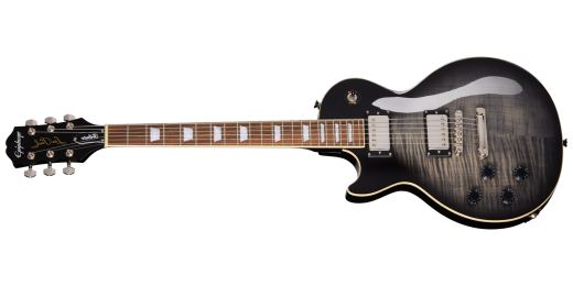 Epiphone - Les Paul Tribute Plus Electric Guitar - Transparent Ebony Burst (Left Handed)